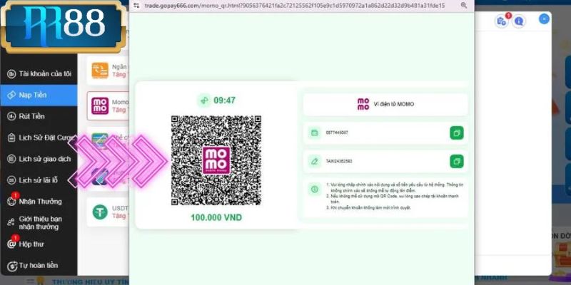 Nạp Tiền RR88 - Hướng Dẫn Chi Tiết Các Bước Thanh Toán FAQs trong quá trình gửi tiền tại RR88